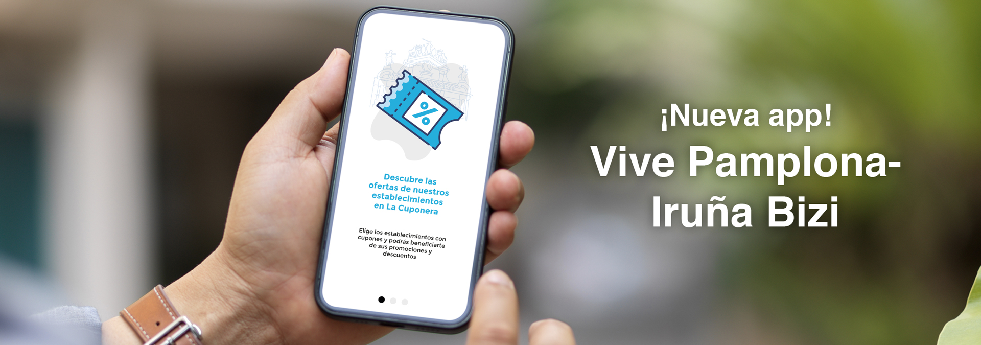 VIVE PAMPLONA-IRUÑA BIZI, una app para revitalizar el comercio local